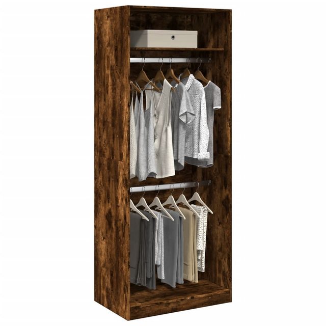 vidaXL Kleiderschrank Kleiderschrank Räuchereiche 80x50x200 cm Spanplattes günstig online kaufen