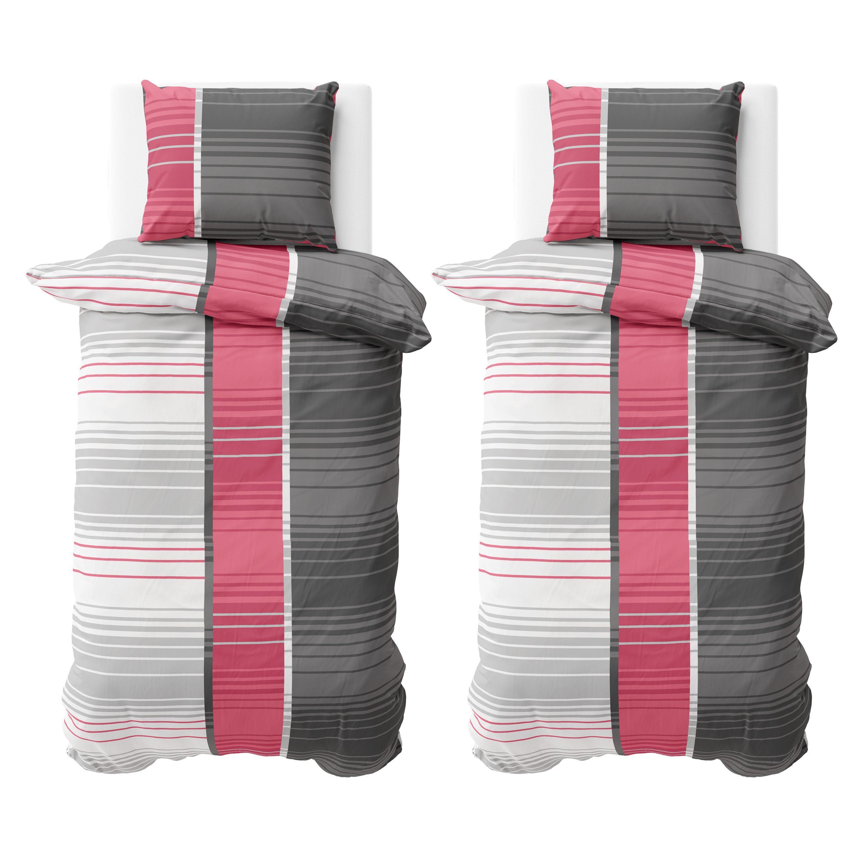Visaggio Bettwäsche Allergiker geeignet 135x200, 155x200 günstig online kaufen