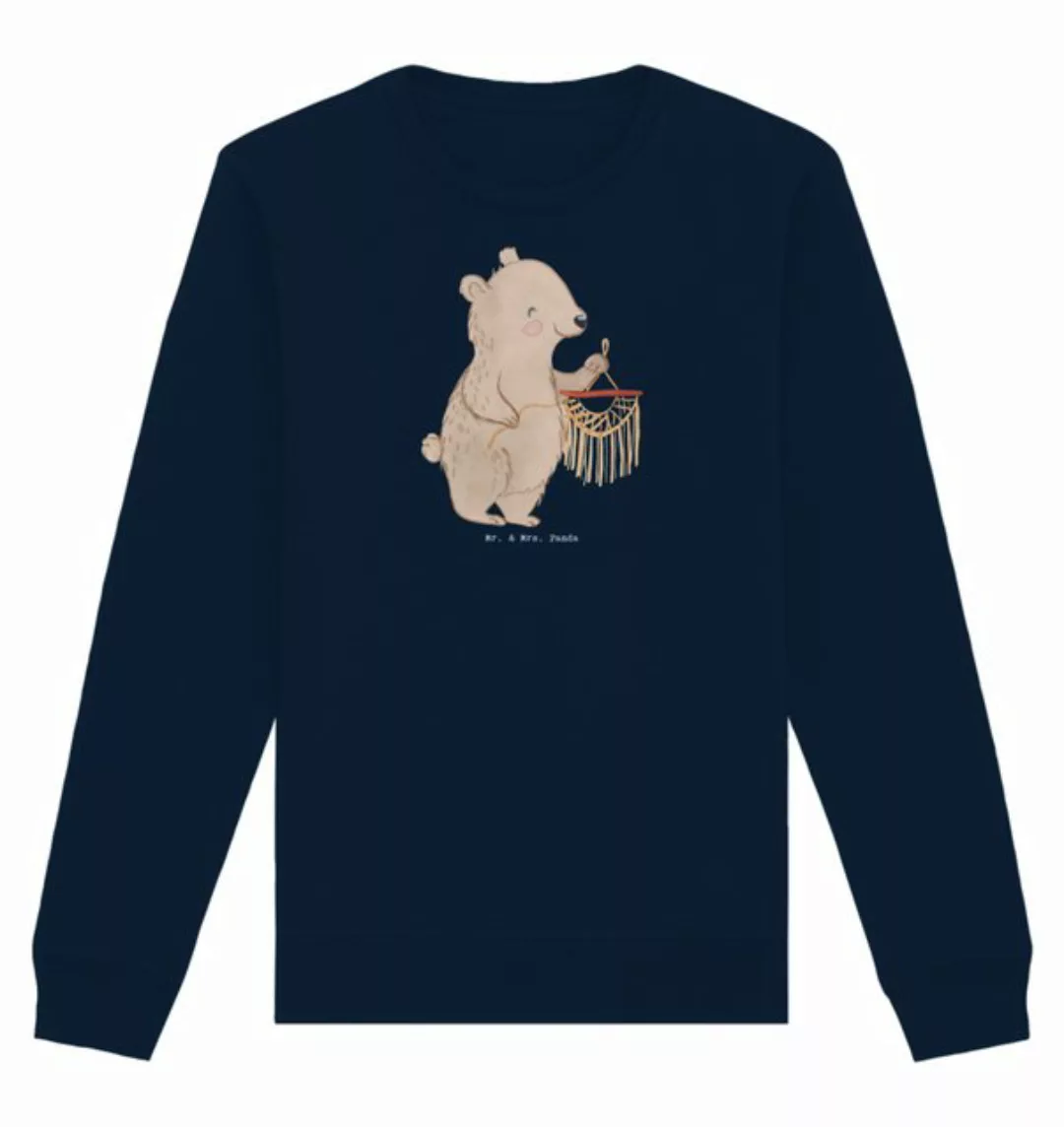 Mr. & Mrs. Panda Longpullover Größe XL Bär Makramee - French Navy - Geschen günstig online kaufen