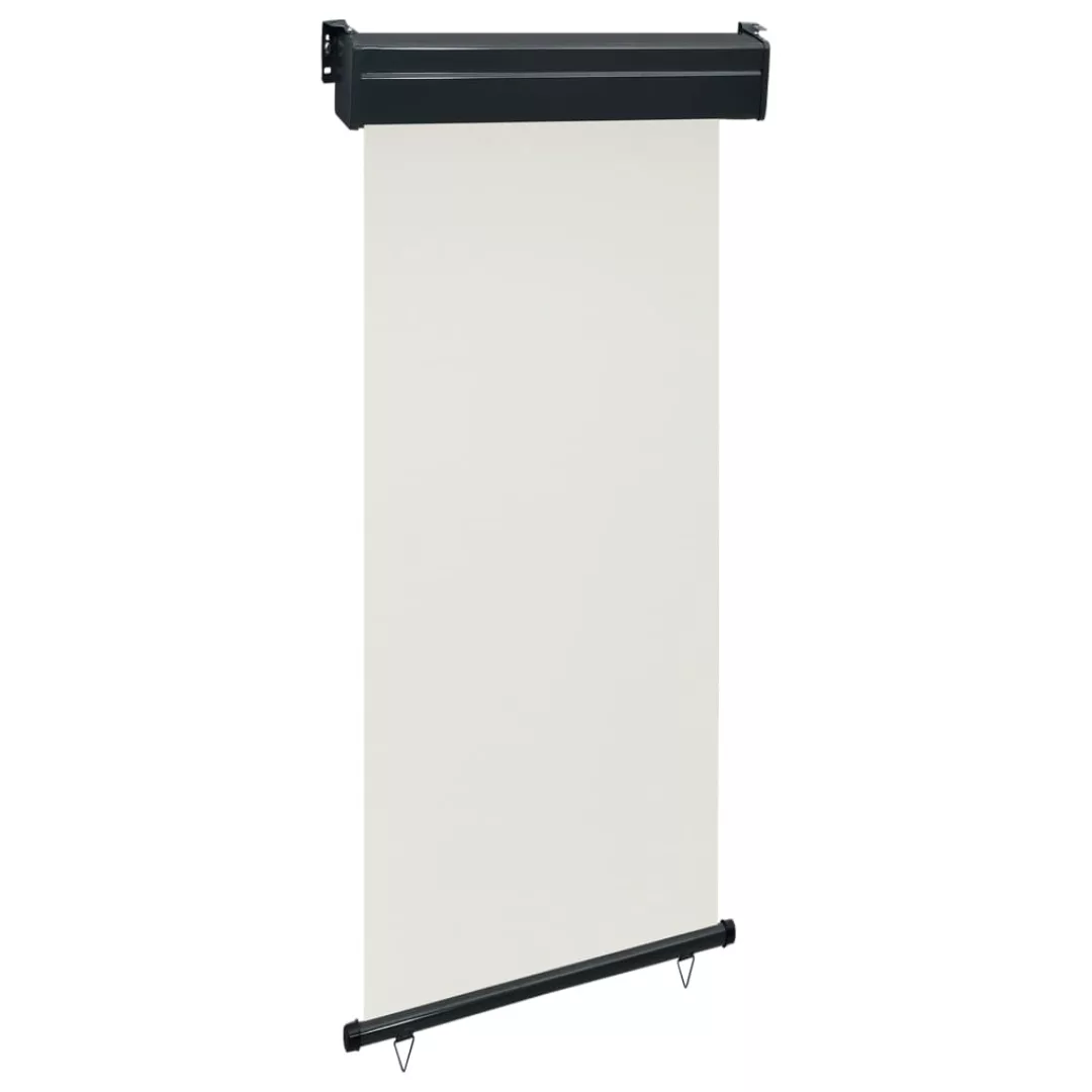 Balkon-seitenmarkise 100 × 250 Cm Creme günstig online kaufen