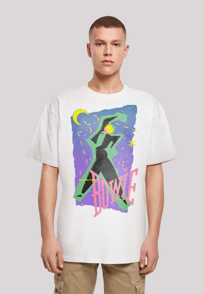 F4NT4STIC T-Shirt David Bowie Rock Music Band Moonlight Dance Print günstig online kaufen