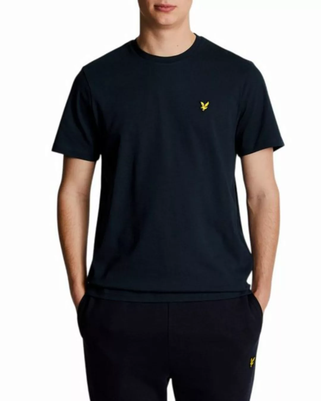 Lyle & Scott T-Shirt Aus 100% Baumwolle Gerader Schnitt günstig online kaufen