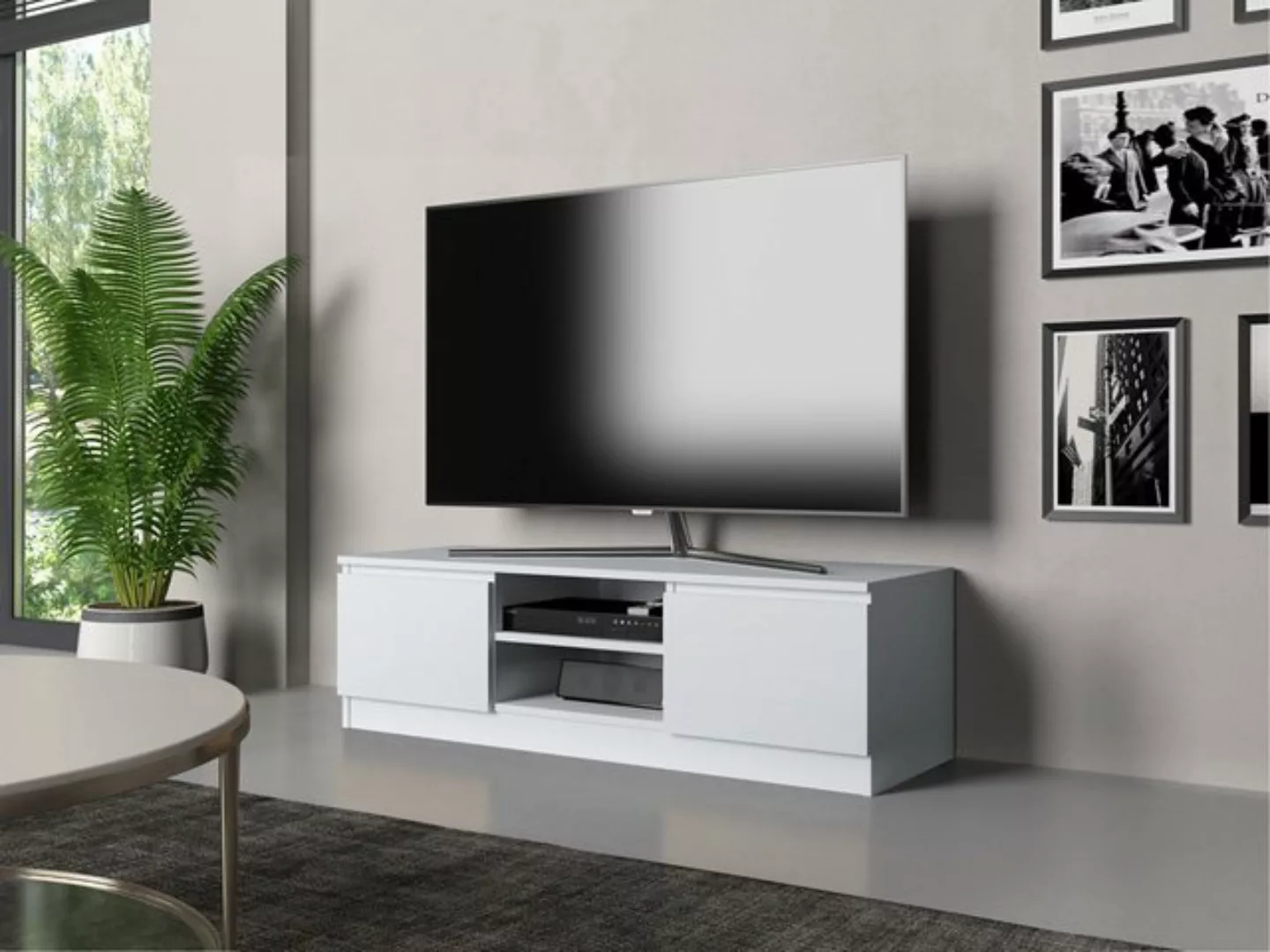 Beautysofa TV-Schrank Moderner, stilvoller, eleganter Fernsehschrank MALMO günstig online kaufen