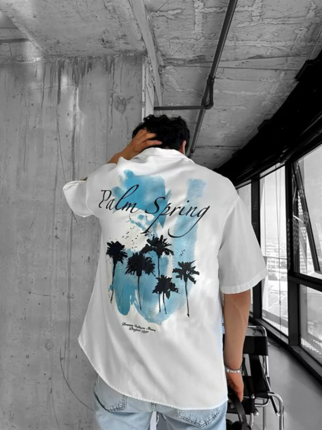 Abluka Oversize-Shirt PALM SPRING OVERSIZE SHIRT günstig online kaufen