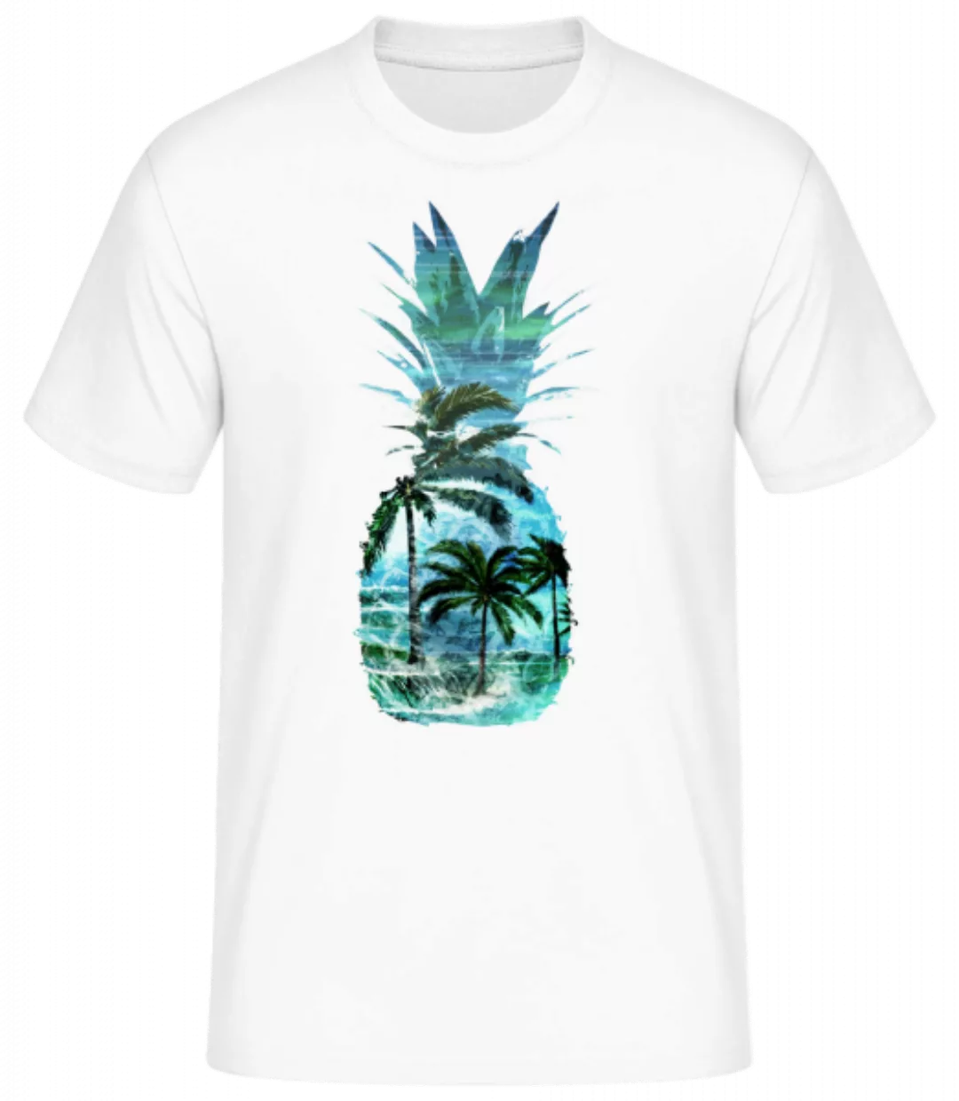 Ananas Palmen · Männer Basic T-Shirt günstig online kaufen