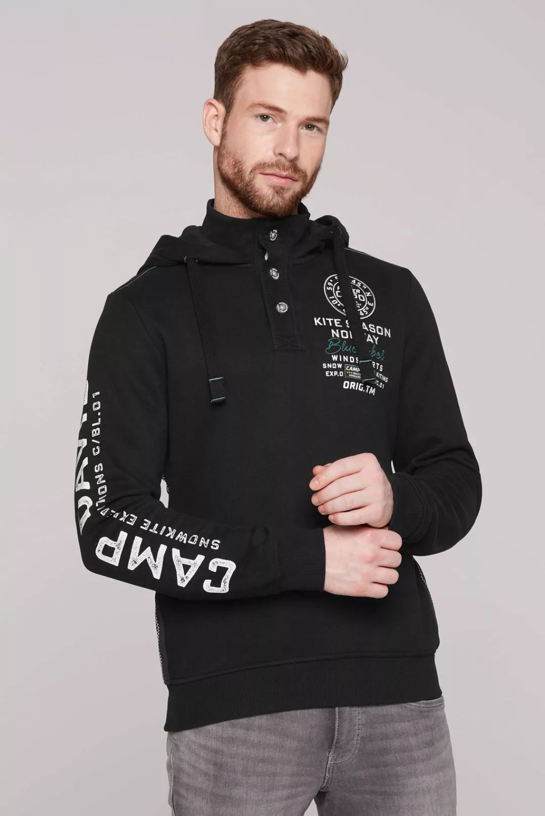 CAMP DAVID Kapuzensweatshirt, mit Baumwolle günstig online kaufen