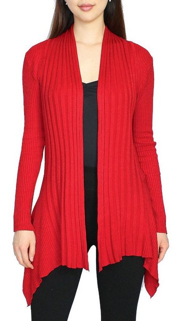 dy_mode Strickjacke Damen Cardigan Langarm Strickjacke Unifarben Feinstrick günstig online kaufen