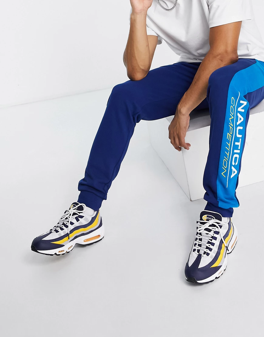 Nautica – Competition Silt – Jogginghose in Navy-Marineblau günstig online kaufen