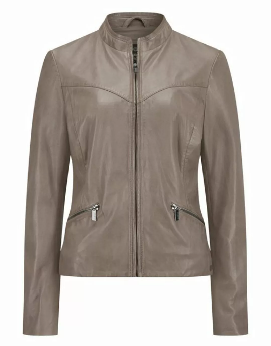 Milestone Lederjacke MSComet Feminine Biker-Jacke aus feinem Lamm Nappa günstig online kaufen