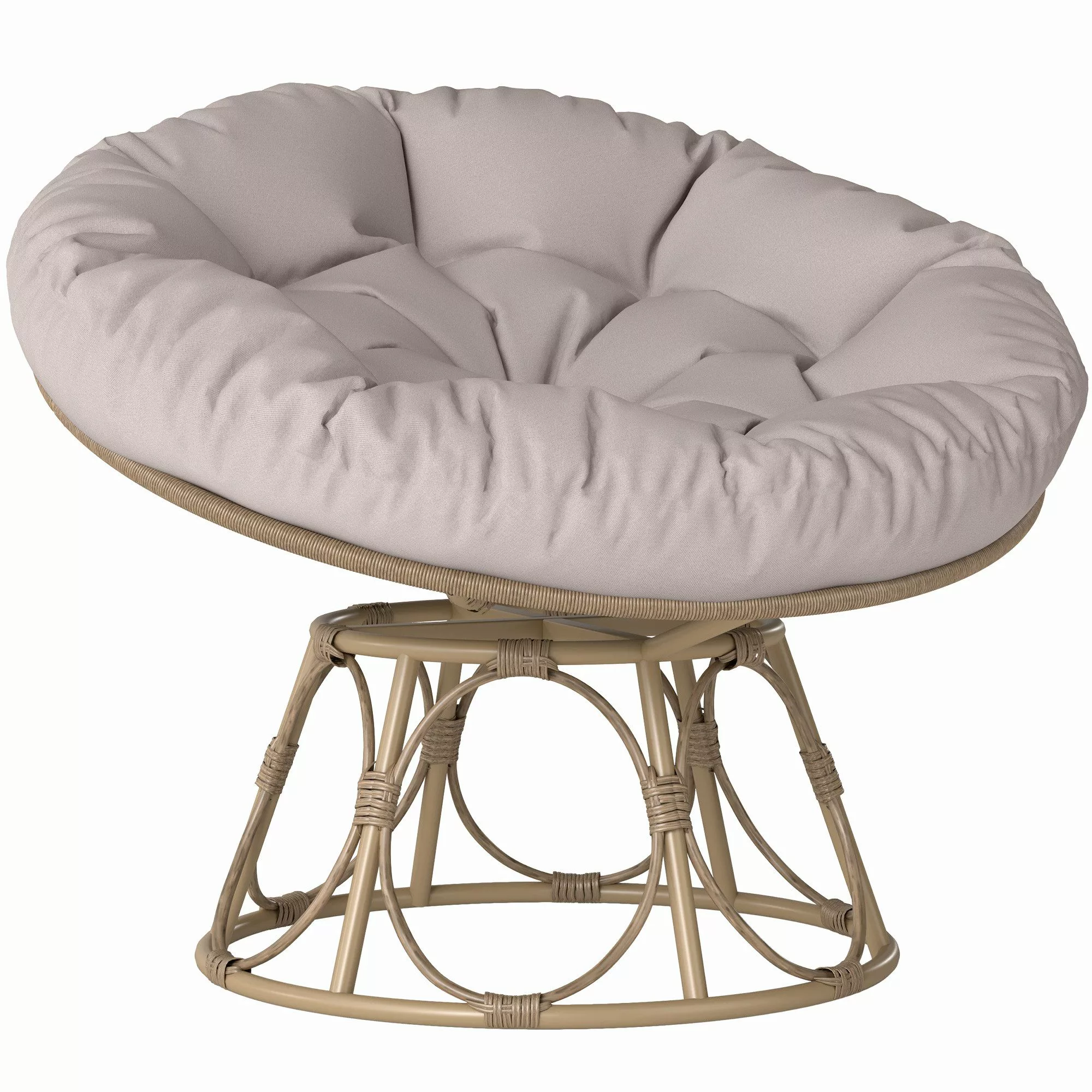 Outsunny Gartensessel mit Sitzkissen, Durchmesser 120 günstig online kaufen