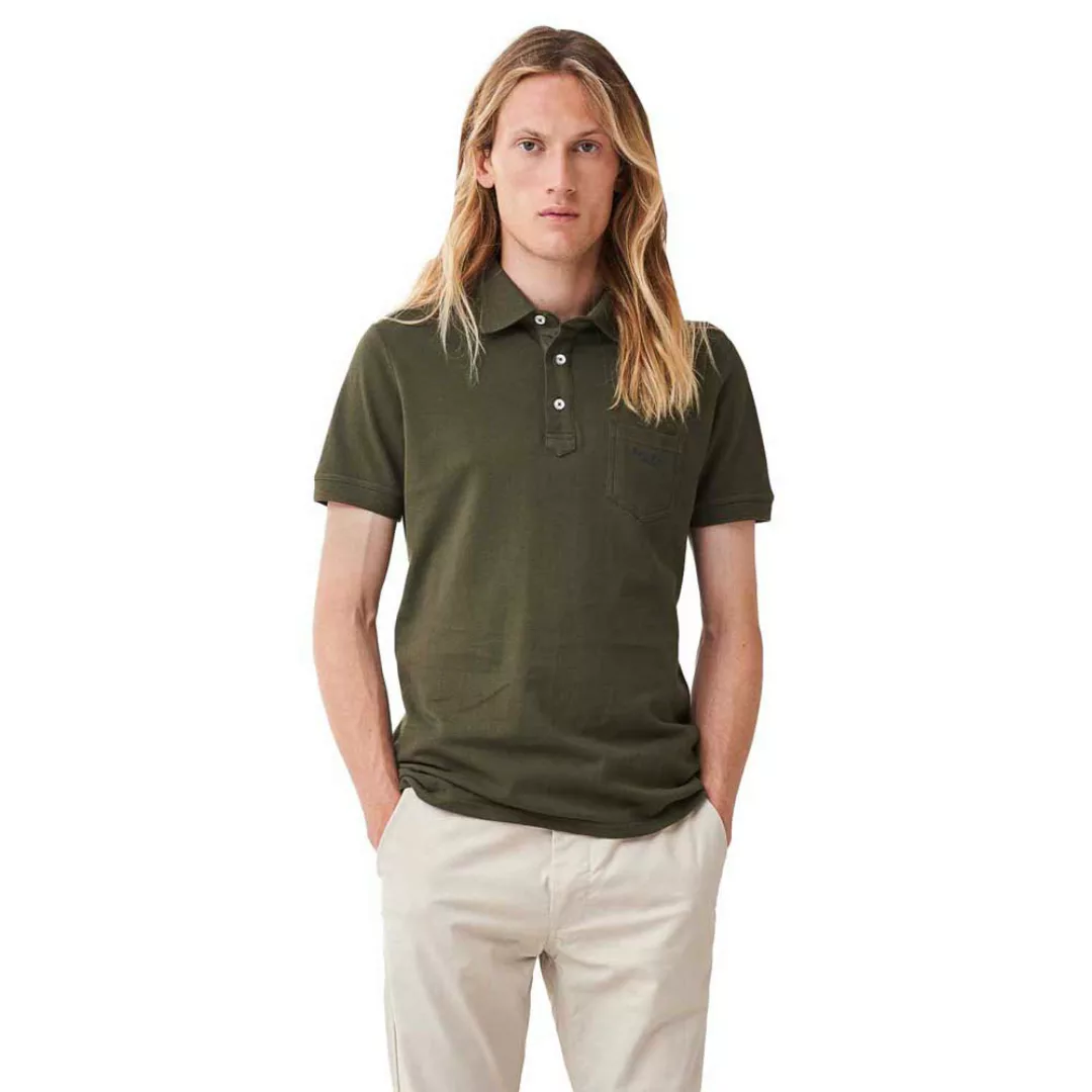Salsa Jeans Regular Fit Hemdenfärben Kontrast Kurzarm-polo S Green günstig online kaufen