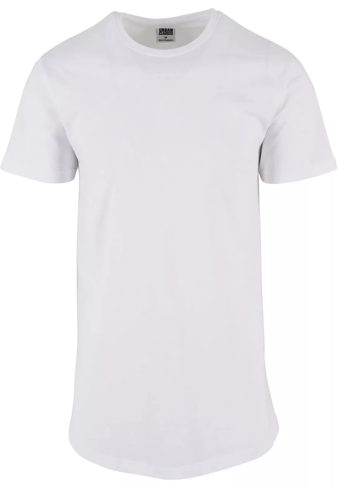 URBAN CLASSICS Kurzarmshirt "Urban Classics Herren Shaped Long Tee" günstig online kaufen