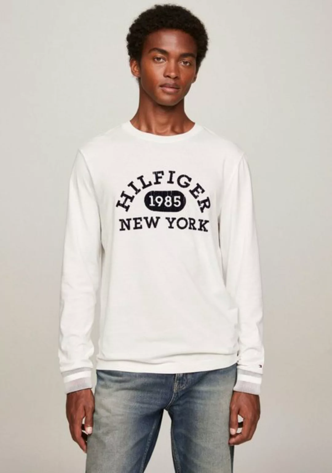 Tommy Hilfiger Longsleeve MONOTYPE COLLEGIATE LS TEE günstig online kaufen