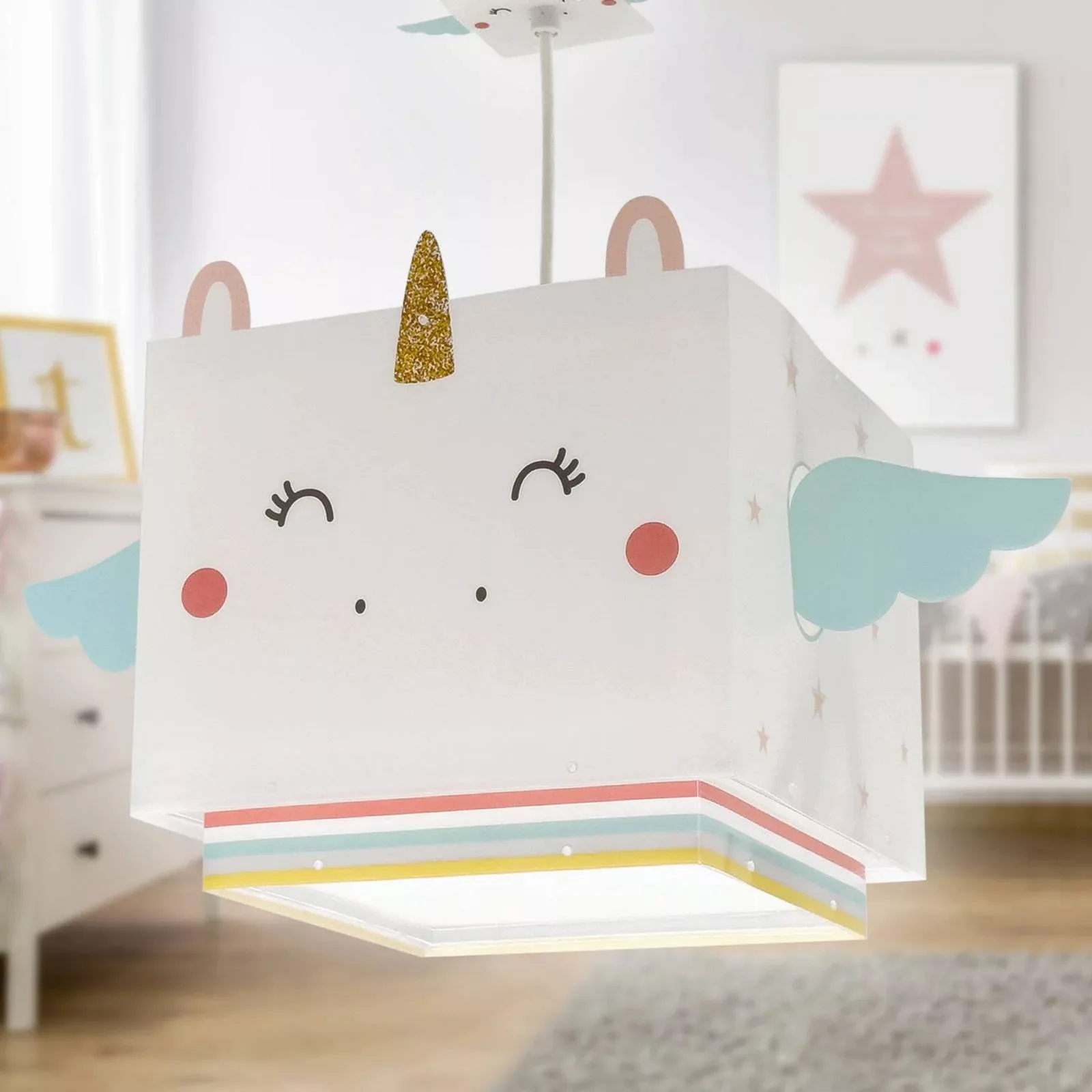 Dalber Little Unicorn Kinderzimmer-Hängeleuchte günstig online kaufen