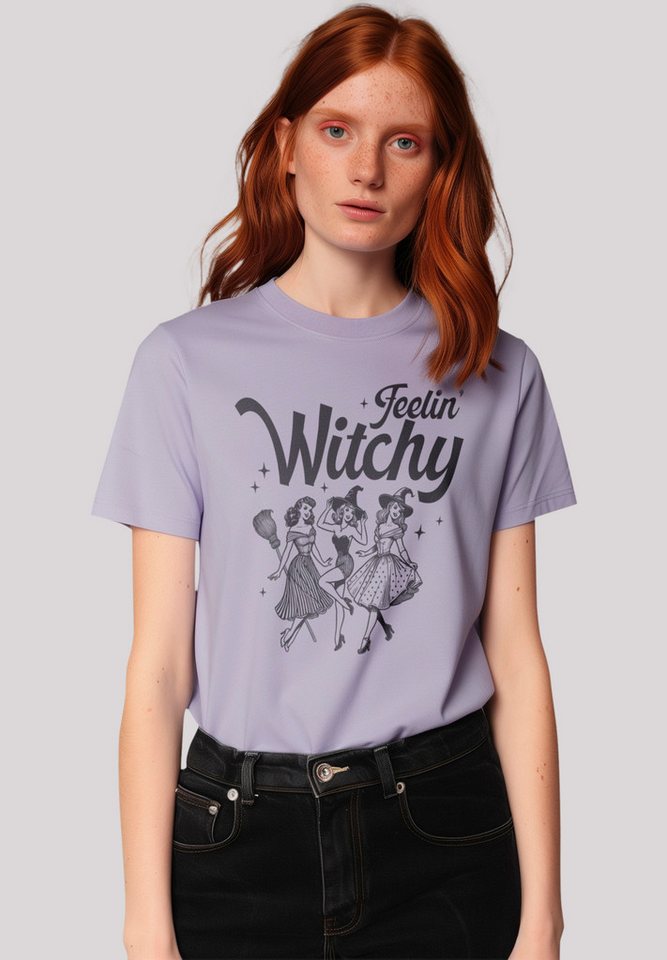 F4NT4STIC T-Shirt Halloween Witch feelin witchy Premium Qualität, Halloween günstig online kaufen