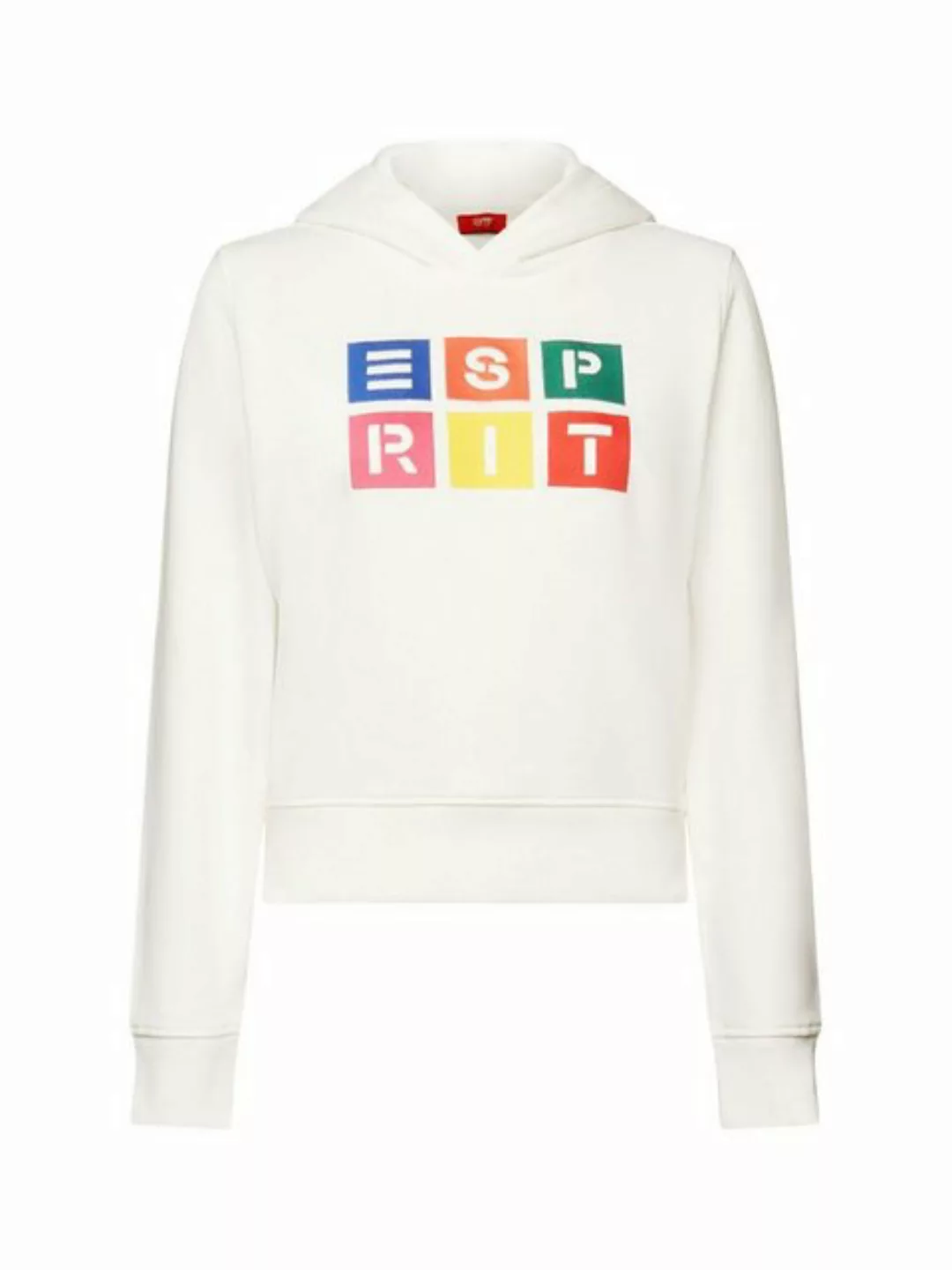 Esprit Sweatshirt Hoodie aus Bio-Baumwolle mit Logostickerei (1-tlg) günstig online kaufen