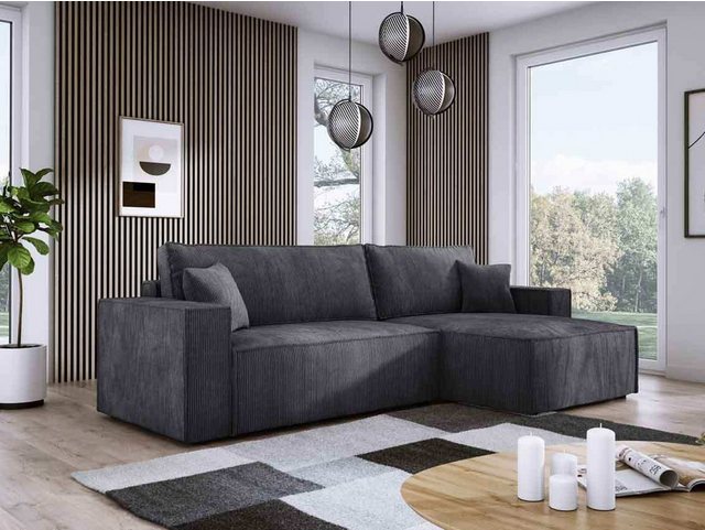 Luxusbetten24 Schlafsofa Designer Sofa Velanova, mit Schlaffunktion und Sta günstig online kaufen