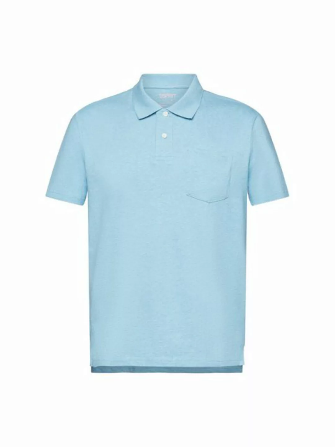 Esprit Poloshirt Meliertes Poloshirt günstig online kaufen
