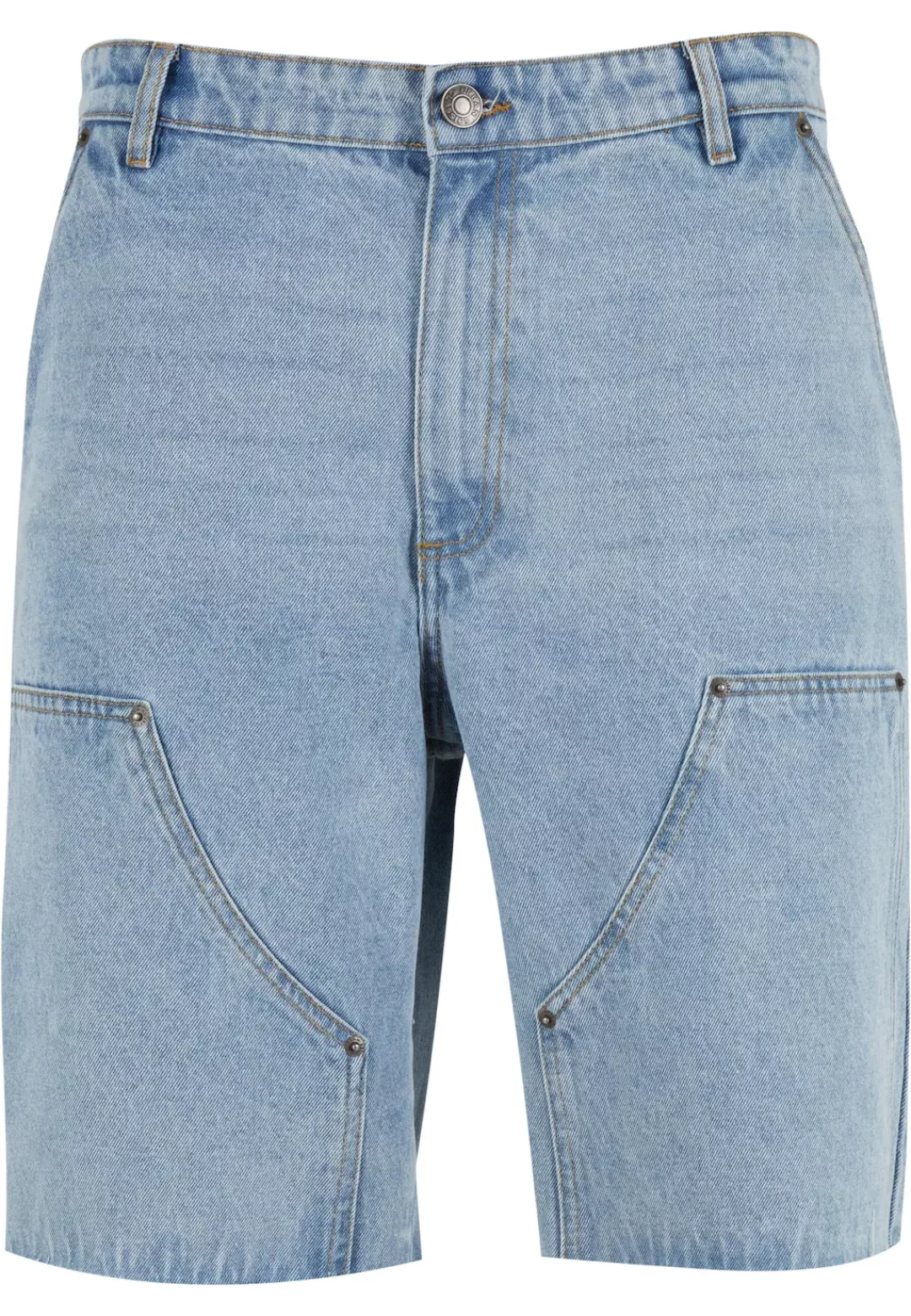 URBAN CLASSICS Shorts "Urban Classics Open Edge Two Knee Denim Shorts", (1 günstig online kaufen