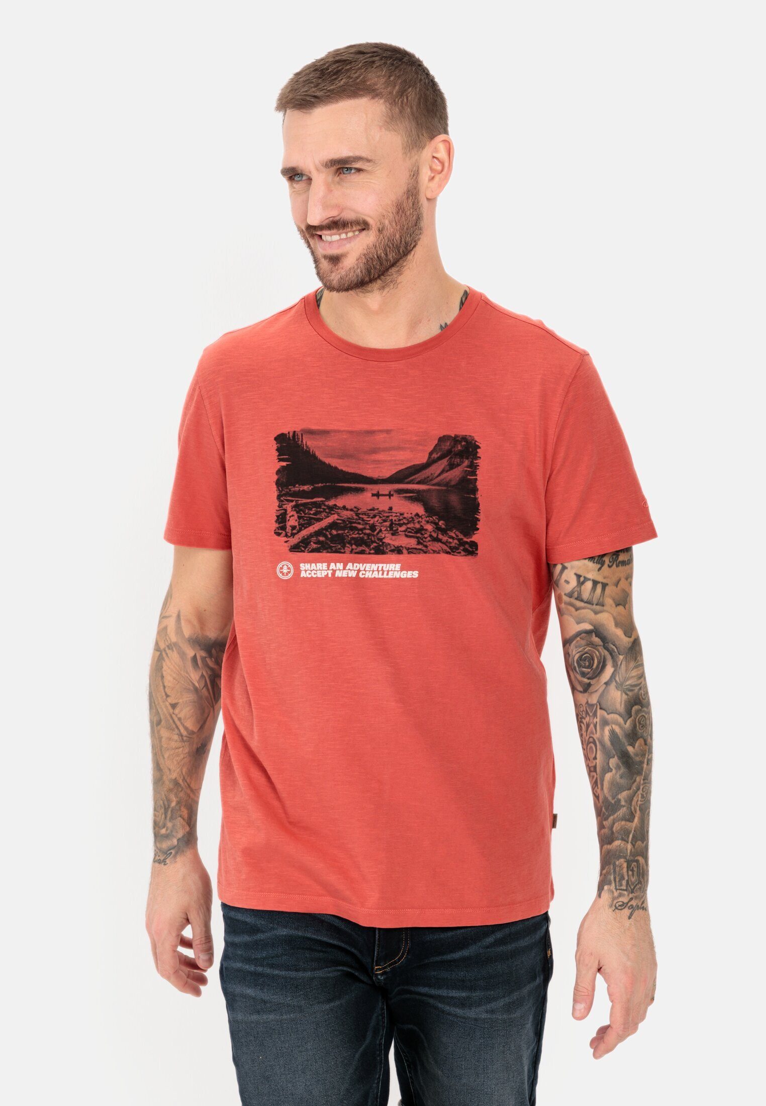 camel active T-Shirt aus nachhaltigem Organic günstig online kaufen