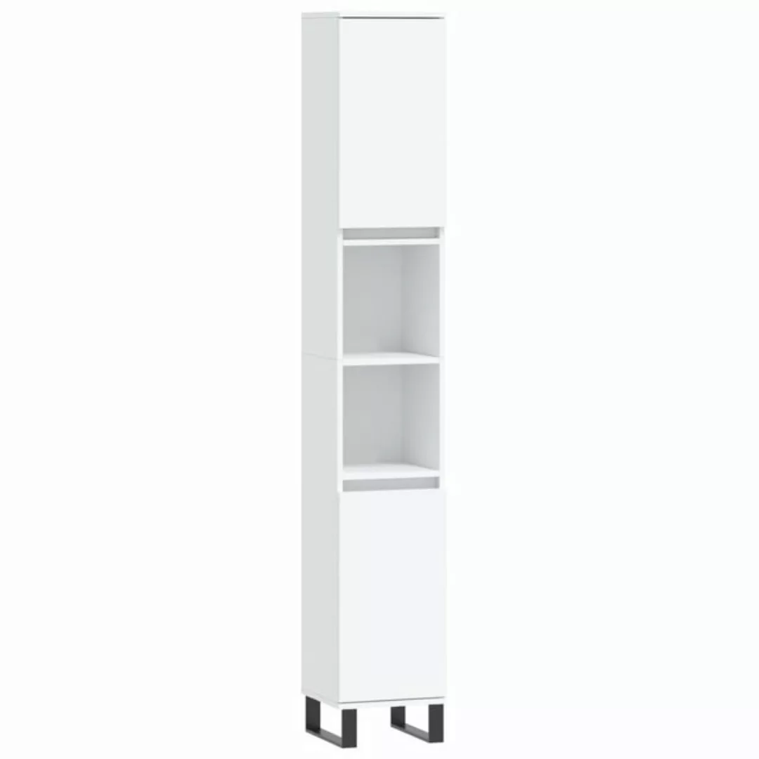 vidaXL Hochschrank Badschrank Weiß 30x30x190 cm Holzwerkstoff (1-St) günstig online kaufen