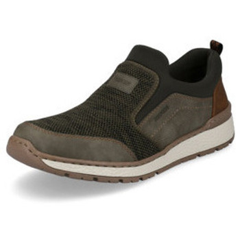 Rieker  Herrenschuhe Komfort Slipper für Herren in grün günstig online kaufen