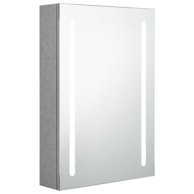 vidaXL Spiegelschrank LED Bad Spiegelschrank Betongrau 50x13x70 cm Badezimm günstig online kaufen