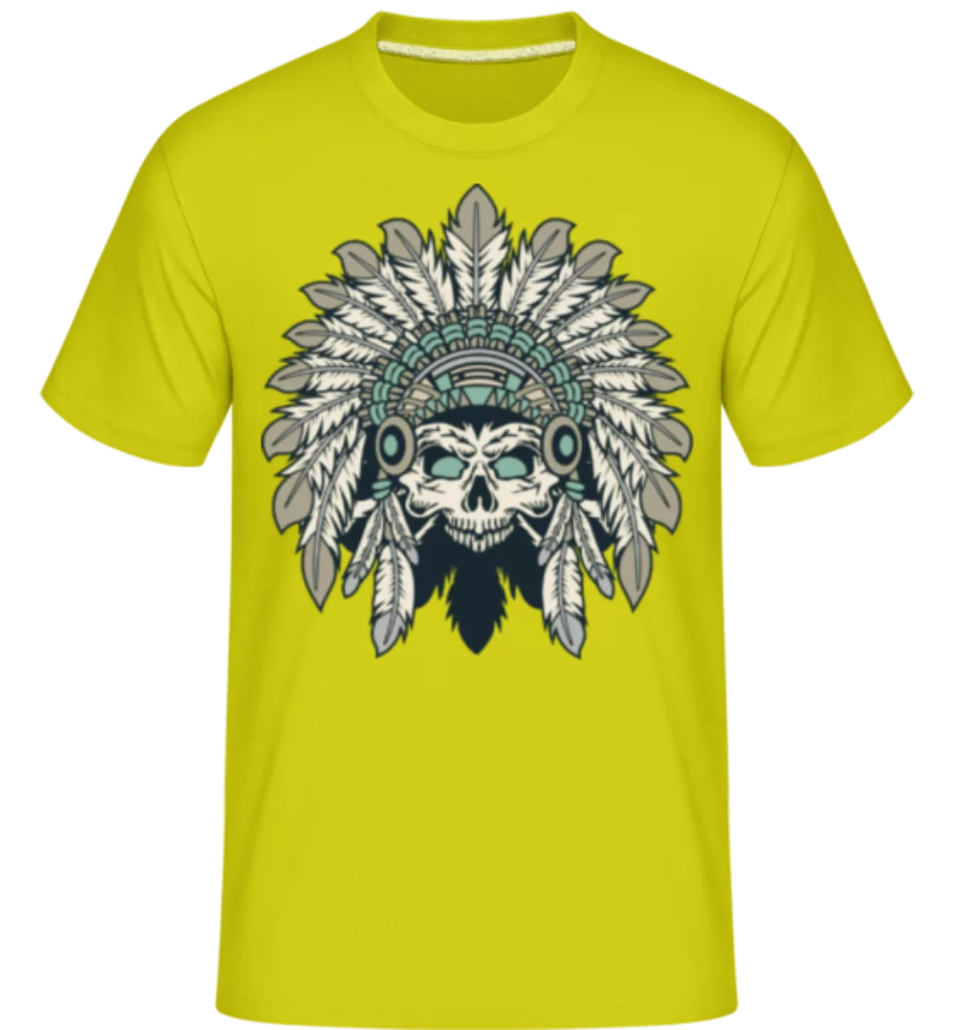 Indian Headdress Skull · Shirtinator Männer T-Shirt günstig online kaufen