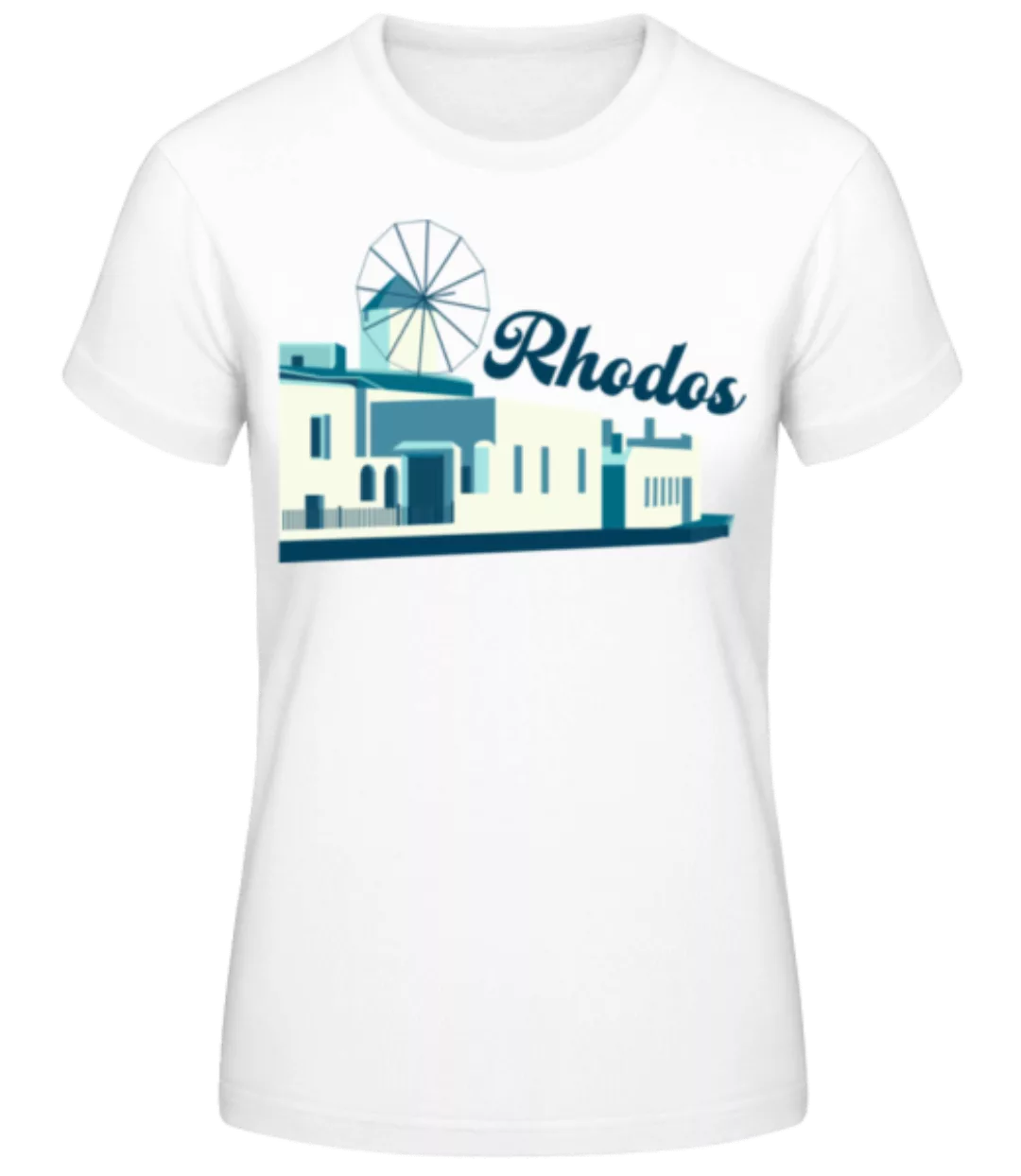 Rhodos · Frauen Basic T-Shirt günstig online kaufen
