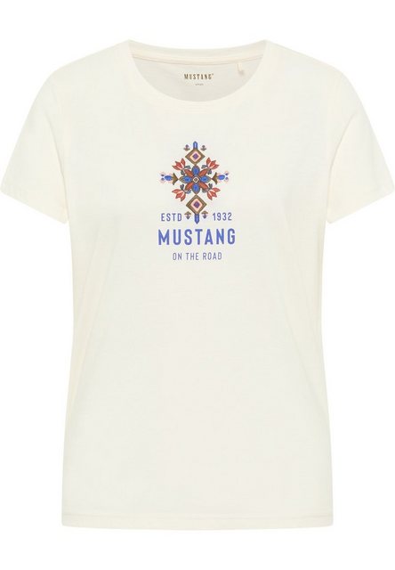 MUSTANG Kurzarmshirt Print-Shirt günstig online kaufen