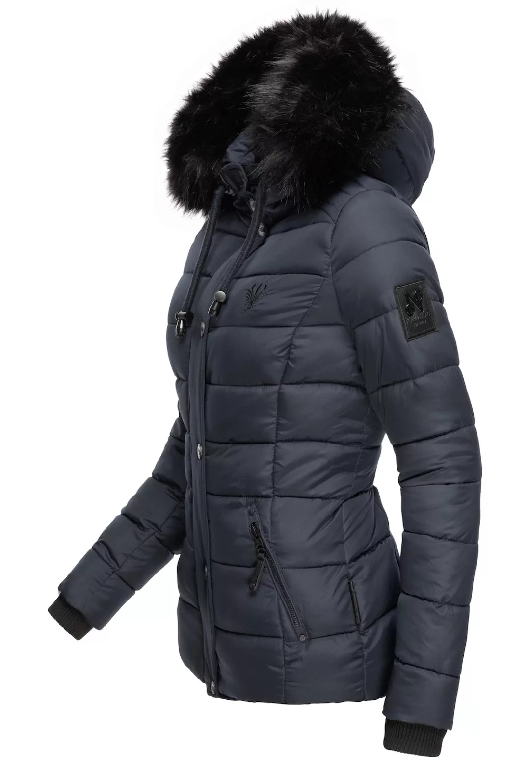 Navahoo Winterjacke "Zuckerbiene", mit Kapuze, modische Steppjacke mit Kuns günstig online kaufen