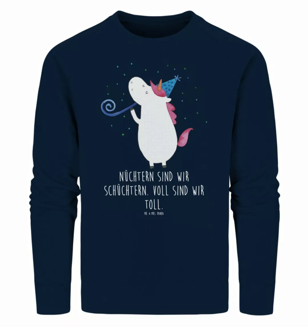 Mr. & Mrs. Panda Longpullover Größe S Einhorn Party - French Navy - Geschen günstig online kaufen