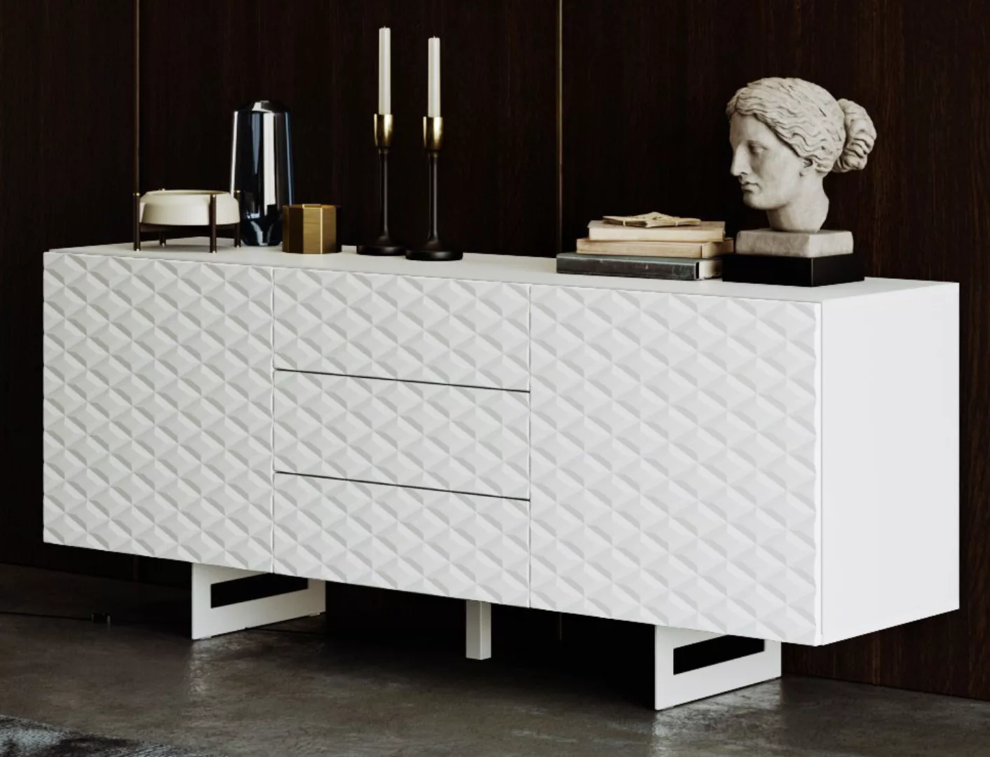 DIVENTA Sideboard "KORFU", Breite 165 cm günstig online kaufen