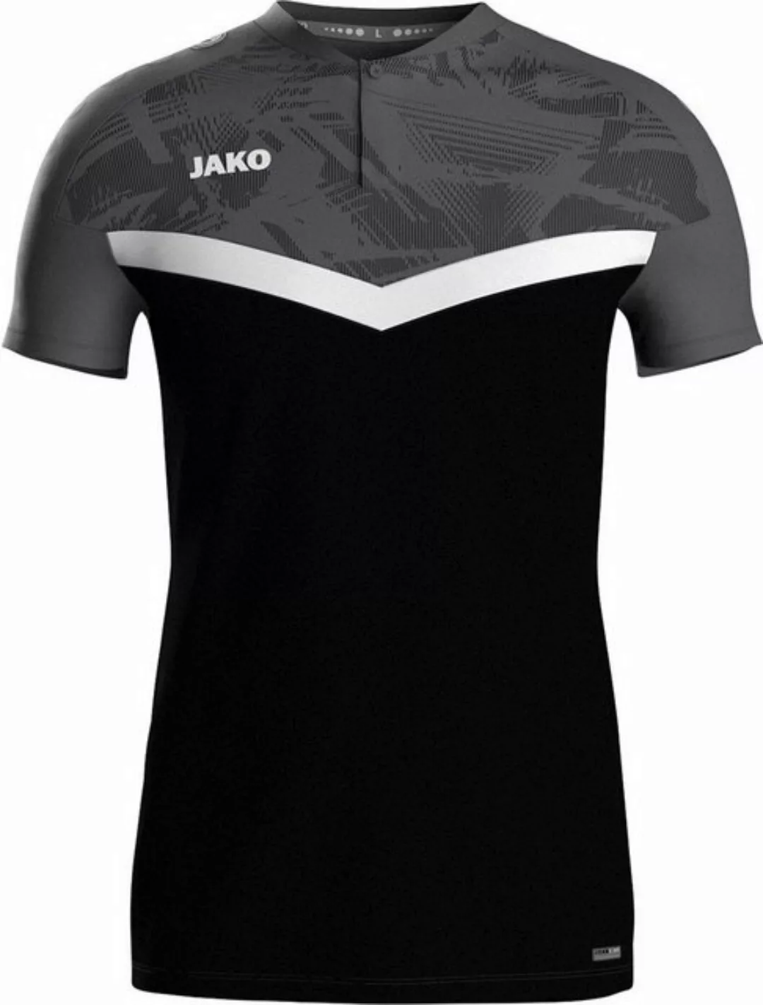 Jako Poloshirt Polo Iconic schwarz/anthrazit günstig online kaufen