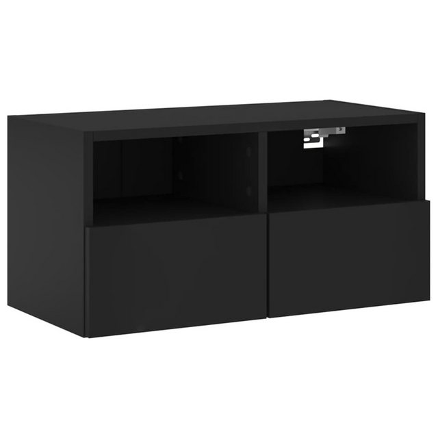 vidaXL TV-Schrank TV-Wandschrank Schwarz 60x30x30 cm Holzwerkstoff günstig online kaufen