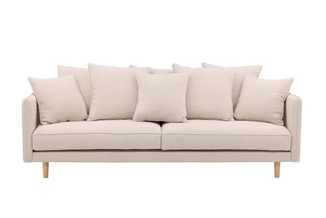 BOURGH 3-Sitzer SEGELSKÄREN Lounge Sofa - Couch in modernem Design in beige günstig online kaufen