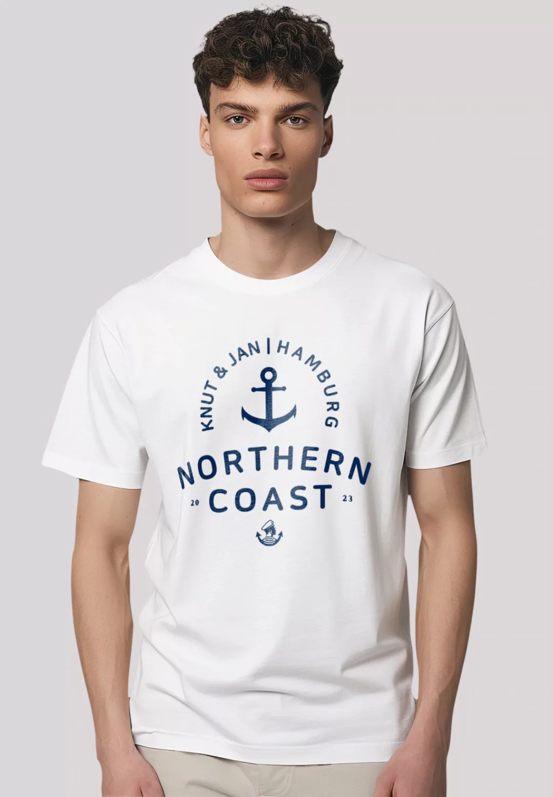 F4NT4STIC T-Shirt "Nordsee Knut & Jan Hamburg", Premium Qualität günstig online kaufen