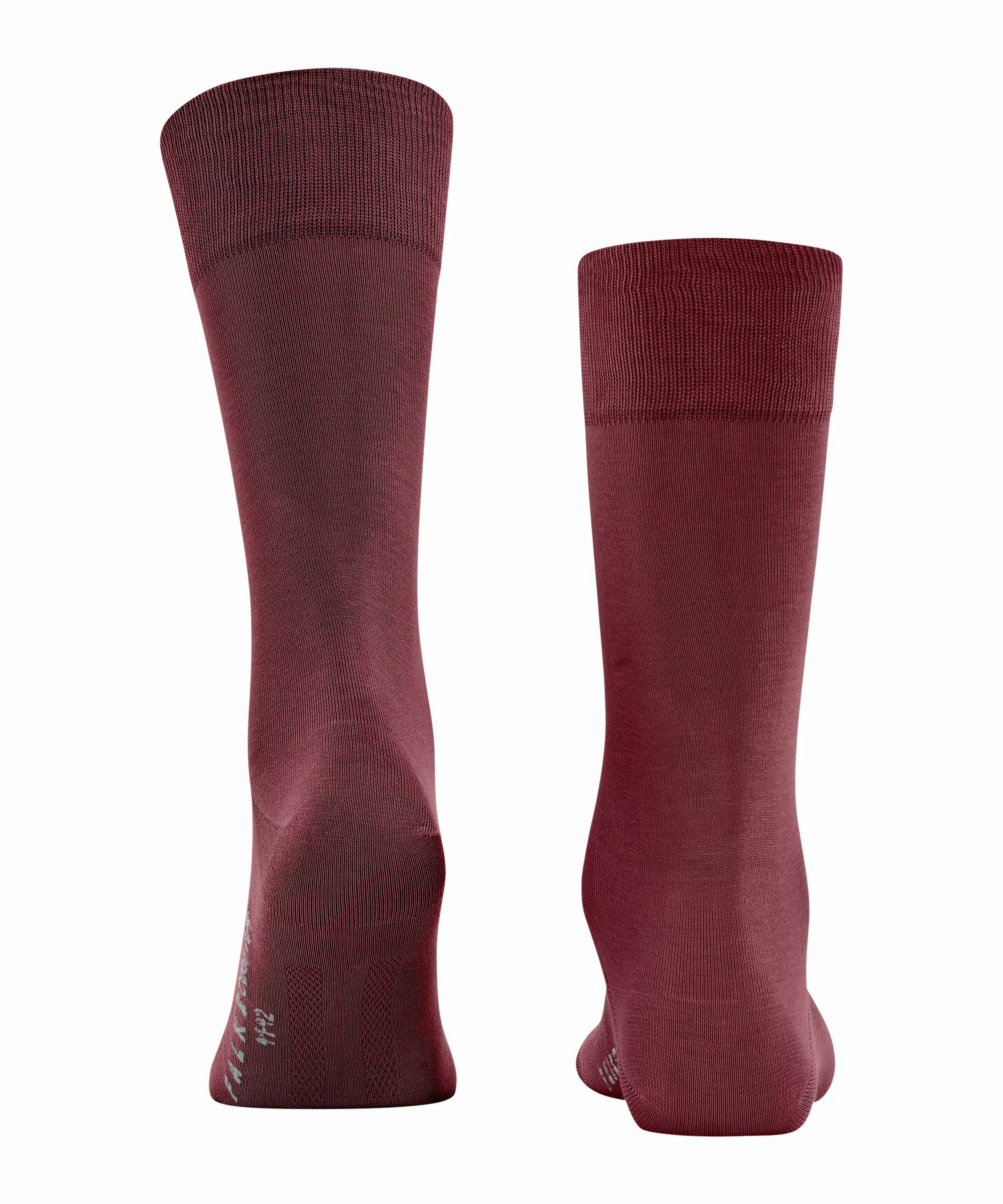 FALKE Cool 24/7 Herren Socken, 43-44, Rot, Uni, Baumwolle, 13230-841305 günstig online kaufen