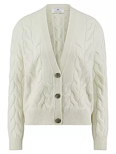 Strickjacke Peter Hahn Cashmere weiss günstig online kaufen