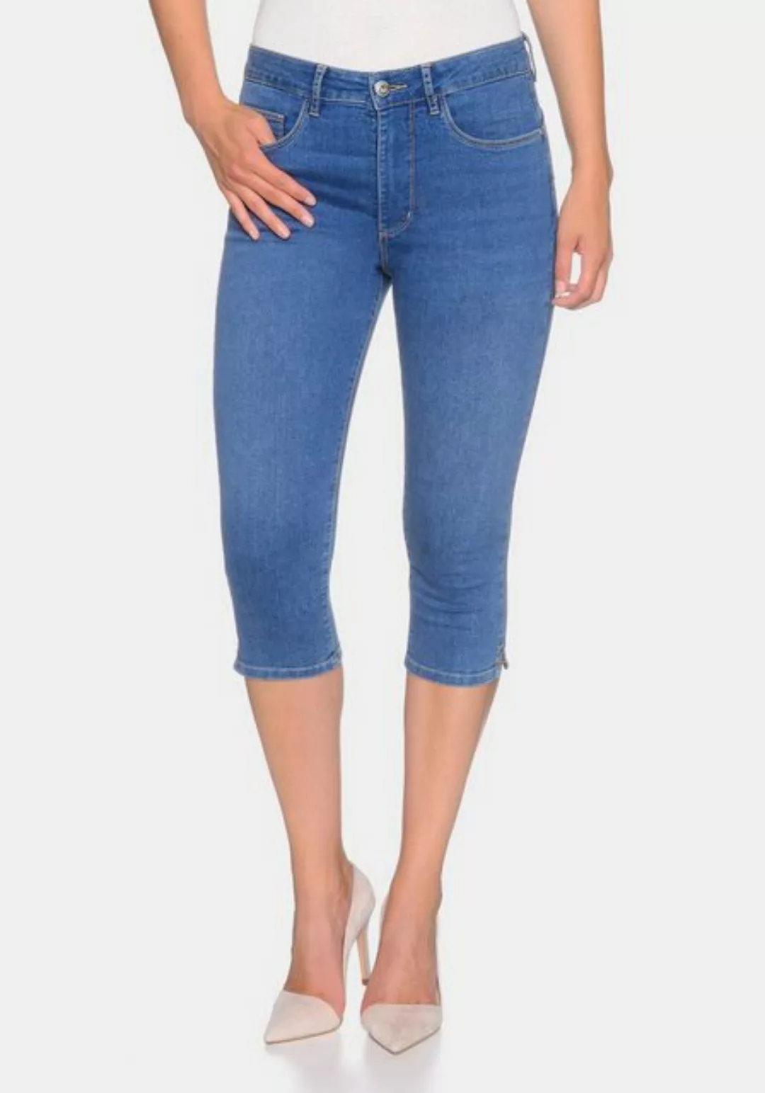 STOOKER WOMEN 7/8-Jeans Capri Denim Skinny Fit günstig online kaufen
