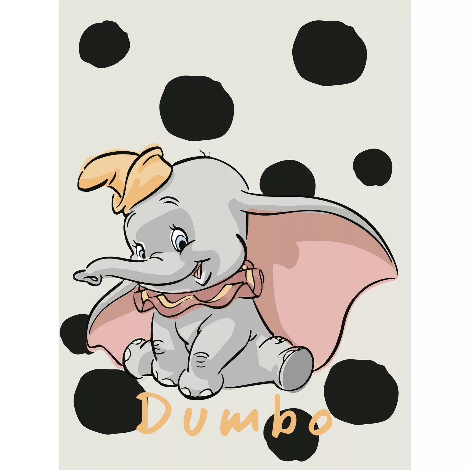 Komar Poster "Dumbo Dots", Disney, (1 St.), Kinderzimmer, Schlafzimmer, Woh günstig online kaufen