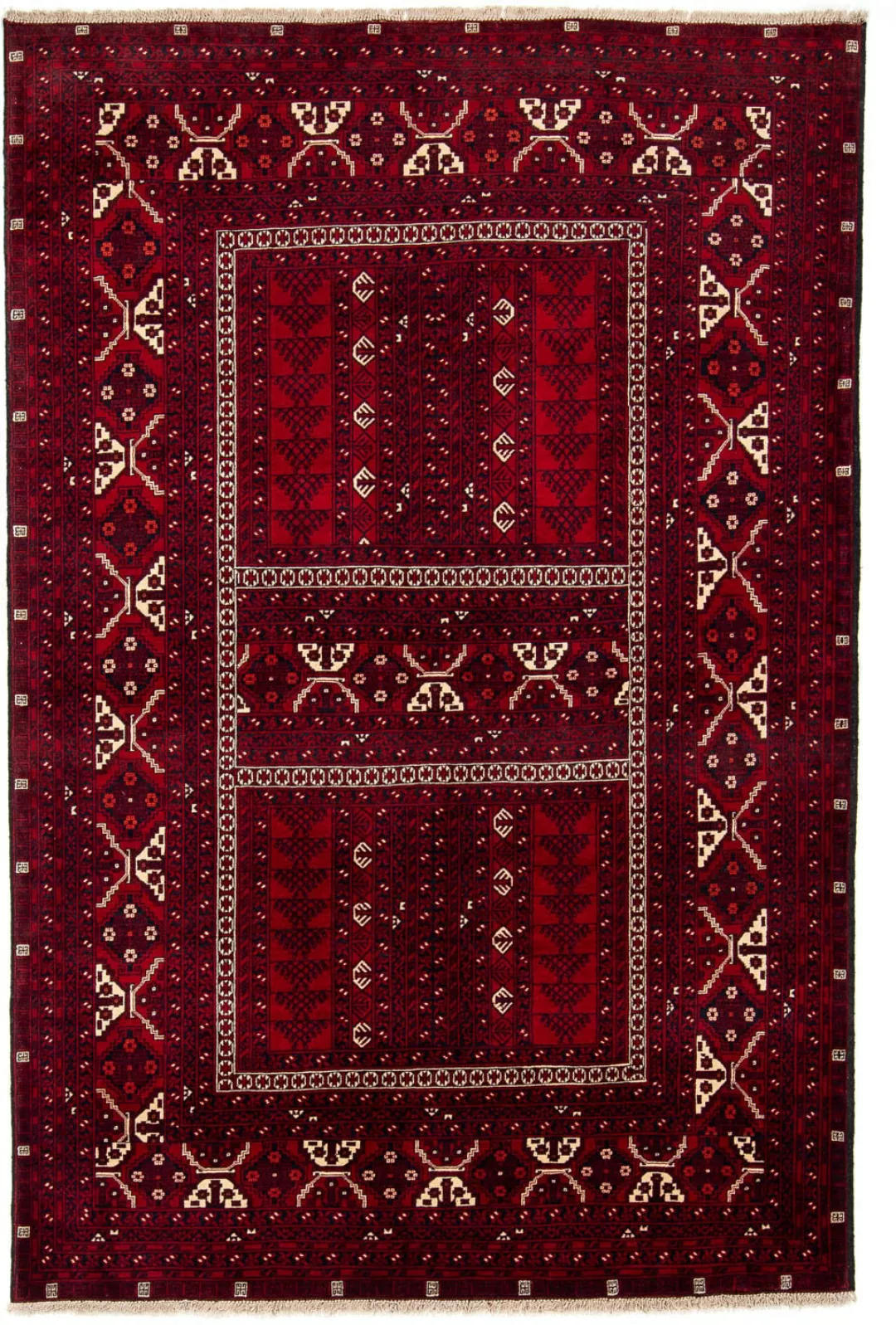 morgenland Orientteppich »Turkaman - 237 x 156 cm - dunkelrot«, rechteckig, günstig online kaufen