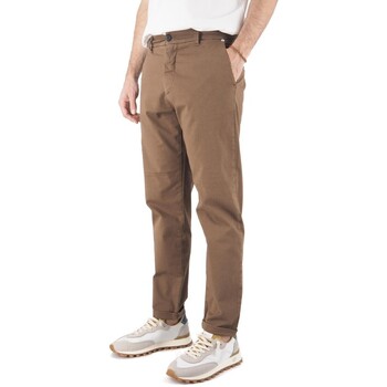 Devid Label  Hosen Tabakfarbene Capri-Chinohose günstig online kaufen