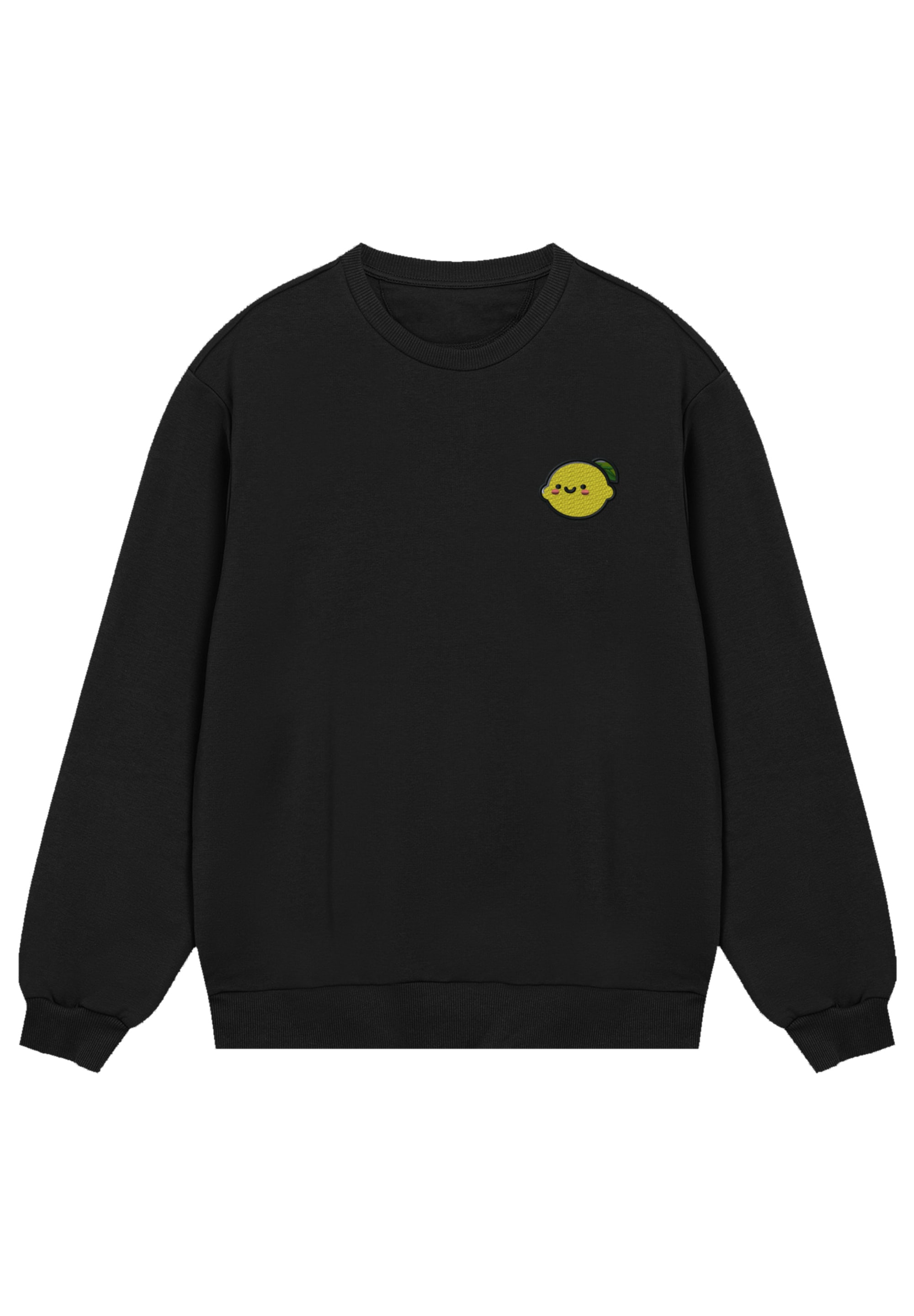 F4NT4STIC Sweatshirt "Lemon Cute Face Bestickt", Premium Qualität günstig online kaufen