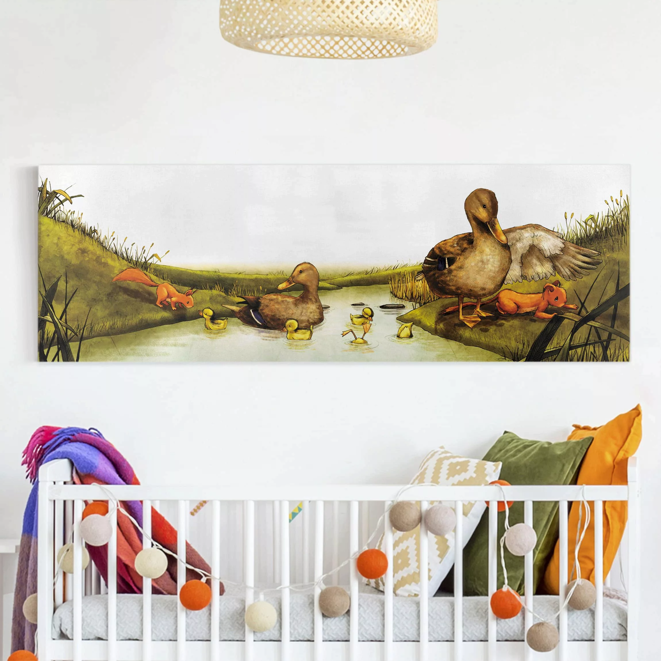 Leinwandbild Kinderzimmer - Panorama Jacoby und Stuart - Der Weg über den B günstig online kaufen