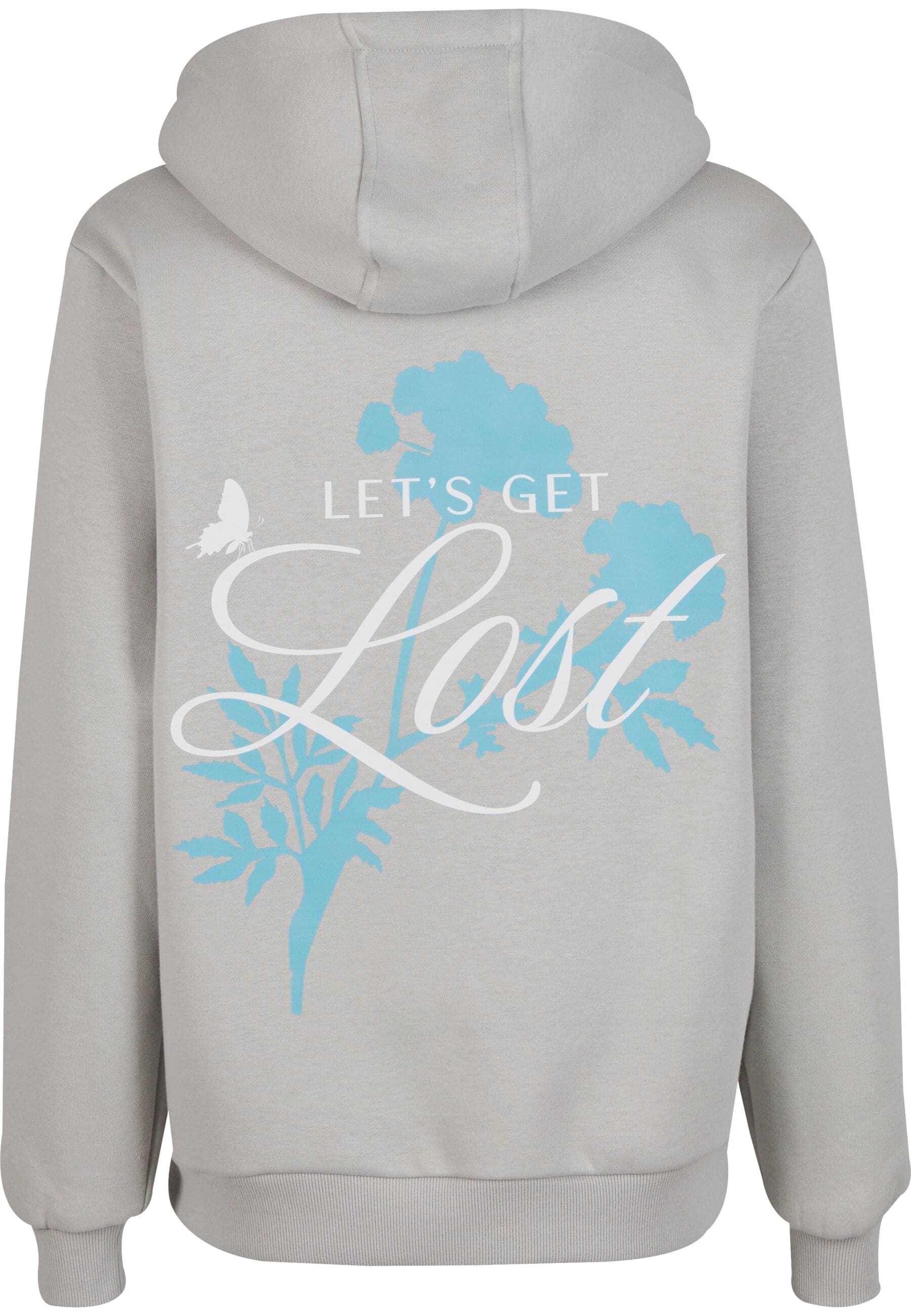 Miss Tee Kapuzenpullover "Miss Tee Lost Flowers Ladies Fluffy Hoody" günstig online kaufen