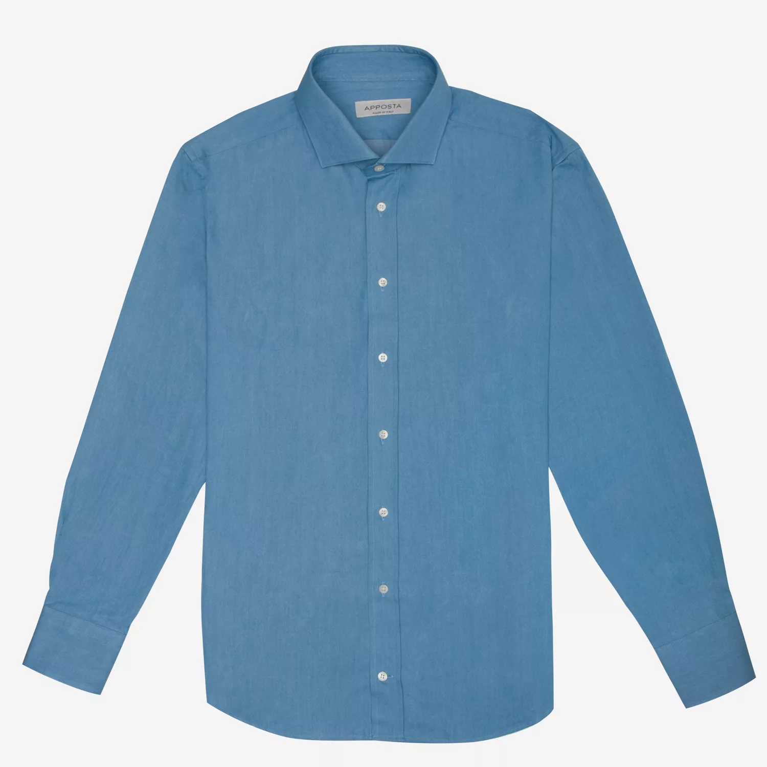 Hemd  einfarbig  hellblau baumwolle denim, kragenform  modernisierter sprei günstig online kaufen