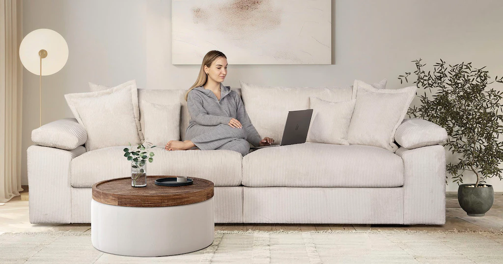 Home affaire Big-Sofa "Soft&Cosy" günstig online kaufen