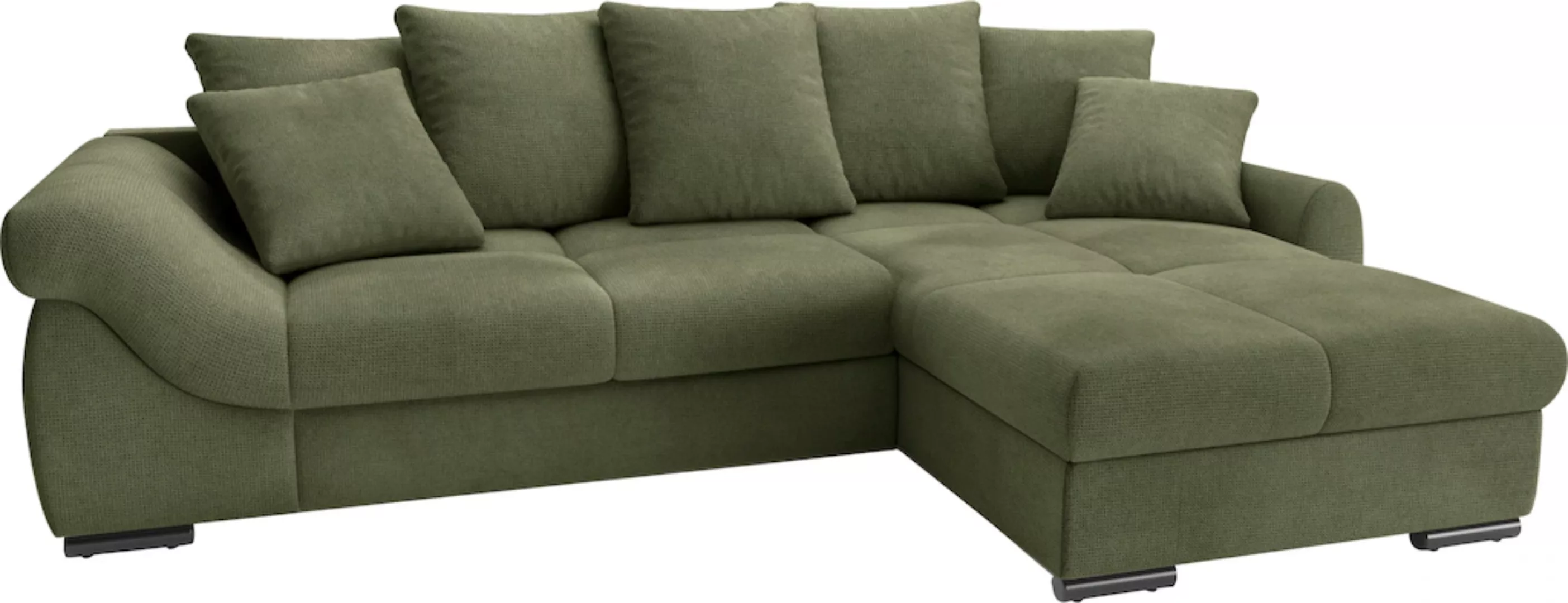 Mr. Couch Ecksofa "Livorno DuraFlex L-Form", inkl. Hochschläfer-Bettauszug, günstig online kaufen