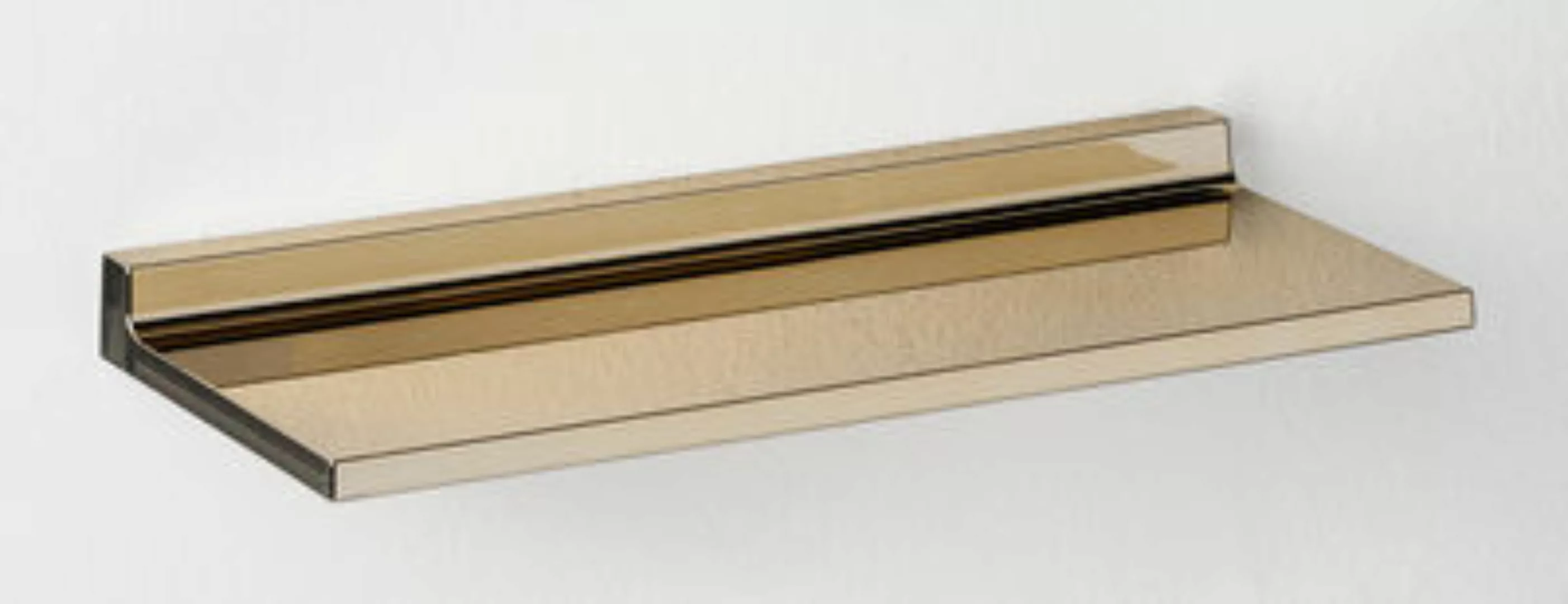 Regal Shelfish plastikmaterial gold / L 45 cm - Kartell - Gold günstig online kaufen